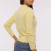 Abbie Lemon merinowol + kasjmier trui met ronde hals