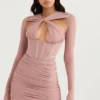 Adanna Blush korsettenminijurk