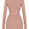 Adanna Blush korsettenminijurk