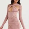 Adanna Blush korsettenminijurk