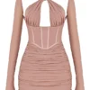 Adanna Blush korsettenminijurk