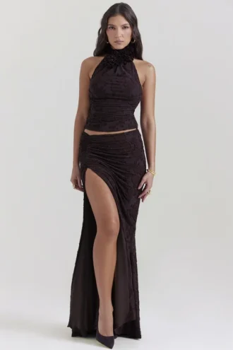 Adrielle Cocoa Midi-rok