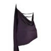 Aida Night Shade asymmetrische wikkeljurk
