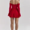 Alana Scarlet off-shoulder jurk