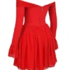 Alana Scarlet off-shoulder jurk