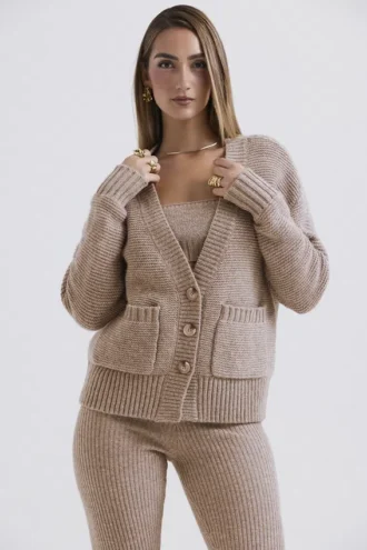 Alara Barley Chunky Natuurlijke Wollen Vesten
