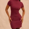 Alia Mulberry mini-jurk