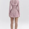 Alice Perfectly Pink Lace Mini Jurk