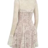 Alice Vintage crèmekleurige kanten mini-jurk