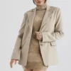 Aline Mink oversized blazer
