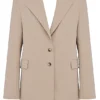 Aline Mink oversized blazer