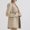 Aline Mink oversized blazer