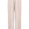 Alivia beige losse pasvorm-broek