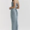 Amadi Cool Blue Maxi-rok tot op de grond