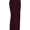 Amalfi Prune Maxi-rok met uitsnijdingen