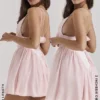 Amaris Ballerina Roze Baby Doll Mini-jurk
