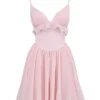Amaris Ballerina Roze Baby Doll Mini-jurk
