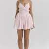 Amaris Ballerina Roze Baby Doll Mini-jurk