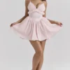 Amaris Ballerina Roze Baby Doll Mini-jurk