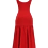 Amore Scarlet midi-jurk met verlaagde taille