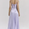 Anabella Orchid Maxi-jurk met vetersluiting