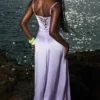 Anabella Orchid Maxi-jurk met vetersluiting