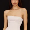 Angelica Crystal Satin Strapless Korsett