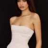 Angelica Crystal Satin Strapless Korsett