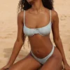 Antibes Blue Paisley beugelbikini-top