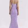 Antonina Orchid Lace Korsetten Maxi Jurk