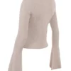 Aster Biscuit wollen kasjmier vest met lange mouwen