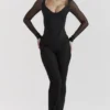Avalon zwarte broek met hoge taille
