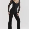Avalon zwarte broek met hoge taille