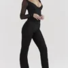 Avalon zwarte broek met hoge taille