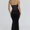 Ayana zwarte kanten maxi-jurk + Bolero’s