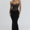 Ayana zwarte kanten maxi-jurk + Bolero’s