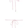 Bali roze paisley driehoekige bikinitop