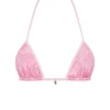 Bali roze paisley driehoekige bikinitop