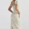 Bellucci Garden Print Shirred Zomerjurk