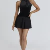 Blair zwarte fluwelen Body’s met strik – Limited Edition