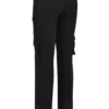 Breanna zwarte cargo-broek met vetersluiting