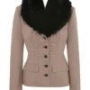 Buckingham Puppytooth Check Hourglass-jasje