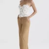Cameron Caramel Relaxed Tailored Broeken