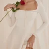 Caprice Crème Dainty Gebreide Mini-jurk