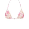 Caribe bikini top met bloemenprint