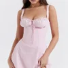 Carlotta babyroze mini-korsettenjurk