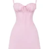 Carlotta babyroze mini-korsettenjurk