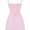 Carlotta babyroze mini-korsettenjurk