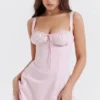 Carlotta babyroze mini-korsettenjurk