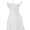 Carlotta witte mini-korsetjurk